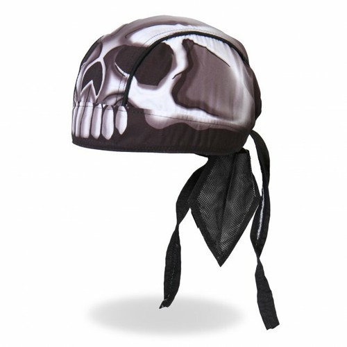 Skull bandana head scarf - head,