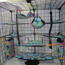 17 pc Sugar Glider Cage Set -