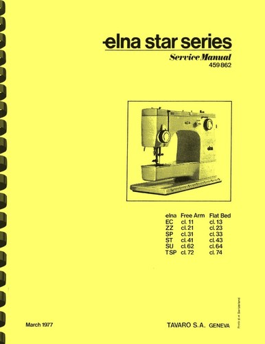 Elna star series - series, sewing