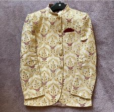 boys gold and burgundy indian
