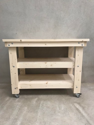 Wooden work bench - bench, with