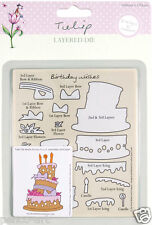 Layered dies Tulip tiered