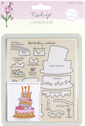 Layered dies tulip tiered - layered,