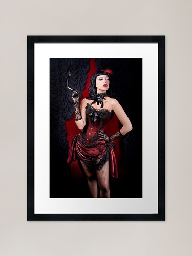 Burlesque framed art print - burlesque,