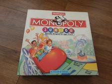 Waddingtons Monopoly Junior Board Game For 5-8 Year Olds 1996 Complete
