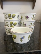 Set of 7 Royal Worcester “Blind Earl” Ramekins – Fine Bone China – 1982 England