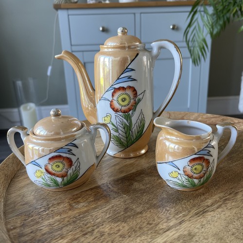 Vintageart deco hand painted - deco,
