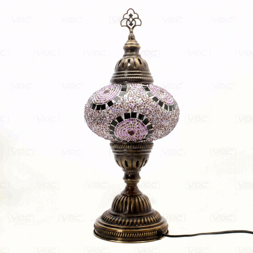 Purple turkish mosaic table - mosaic,