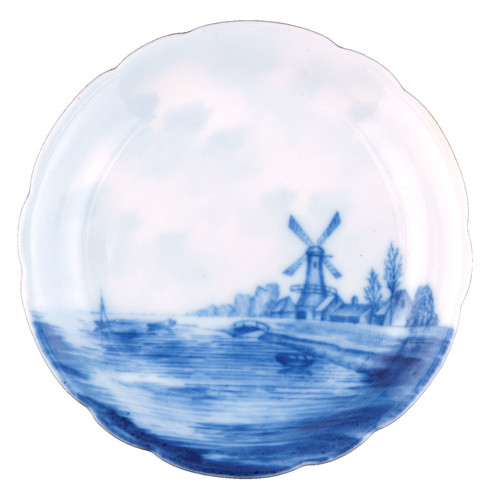 European porcelain saucer - european,