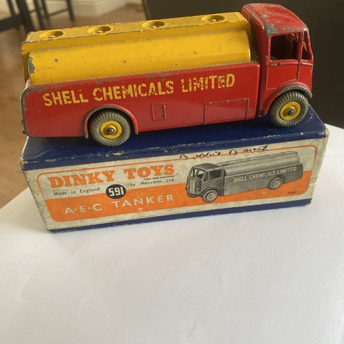 Dinky toys 591 c tanker - e,