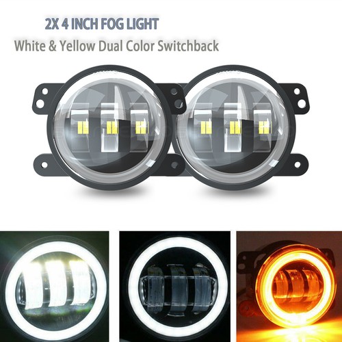 Inch round led fog lights - round,