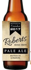 16 X PERSONALISED LARGE BEER ALE LAGER HOMEBREW HOME BREW BOTTLE LABELS   261