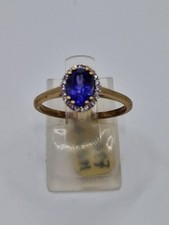 BNWT 9K AAA Yellow Gold Tanzanite Ring - FREE POST