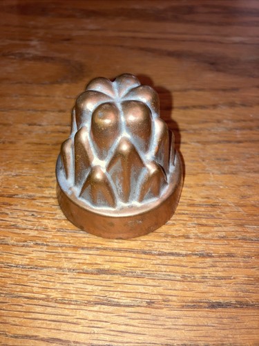 Ornate copper jelly mould - ornate,