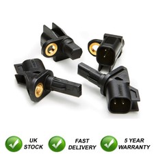 4x ABS Wheel Speed Sensors Front Rear For Ford Focus Galaxy Mondeo Mazda Volvo