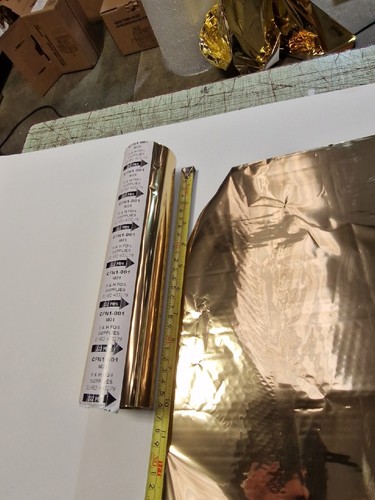 Gold foil cfn1 001 used - gold, for