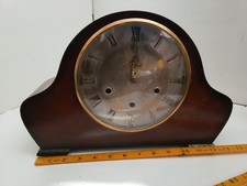 ANTIQUE/VINTAGE SMITHS WESTMINSTER/ WHITTINGTON CHIMING MANTEL CLOCK IN FWO