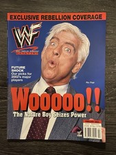 WWF Magazine FEBRUARY 2002 Ric Flair + Trish Stratus Poster