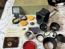 B.P.M Universal Bellows Unit + Vintage WRAY LONDON “SUPAR” 4 1/4” Lens F: 4.5