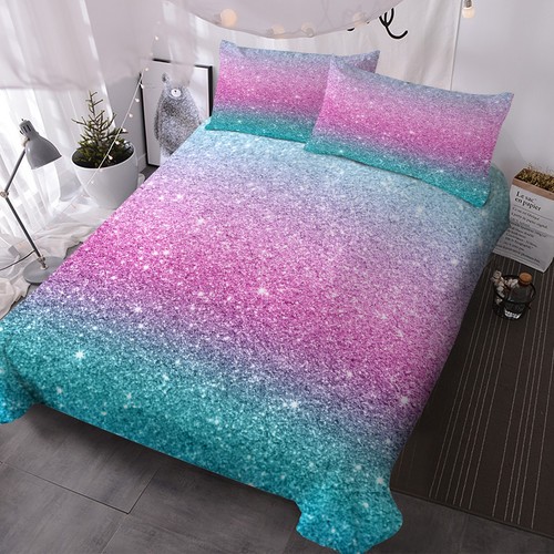 Rainbow glitter duvet - rainbow, cover