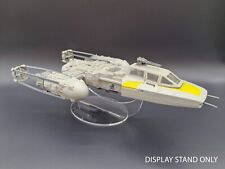 Star Wars Vintage Modern Adjustable Banked Y-Wing Ship Stand Also Fits VC & POTF