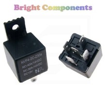 Standard 12V Automotive Relay - 4 Pin / 5 Pin - Optional Mount - UK Seller