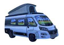Motorhome Magnet - Motorhome