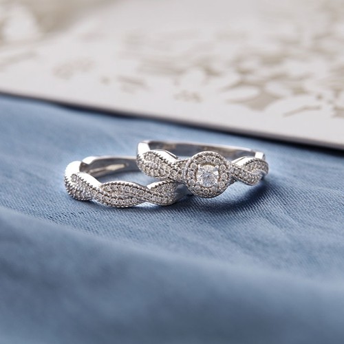Round moissanite white - round,