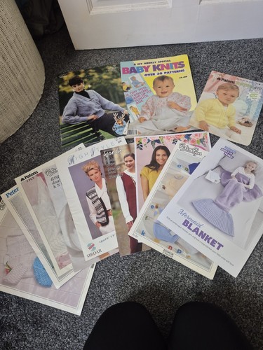 Bundle vintage knitting - of,