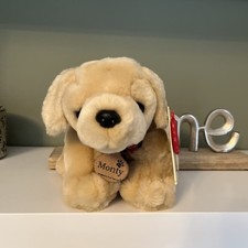 Keel Toys Monty  Golden Labrador Plush Dog NEW With Tag