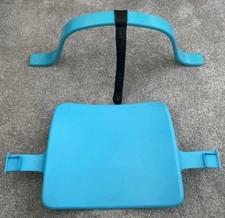 Stokke Tripp Trapp Baby Set Older Style. Gorgeous Blue Colour. Bar Back & Strap.