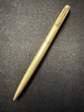 Vintage Sheaffer Lady Fine Barley Gold Plated Ballpoint Pen
