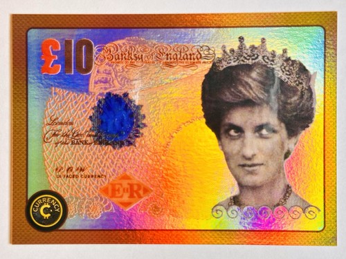 Banksy faced tenner - di-faced, #25