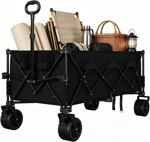 Foldable garden trailer - foldable,