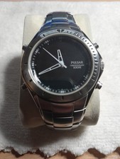 PULSAR CHRONOGRAPH  ANA-DIGI ALL STAINLESS NX01-X001