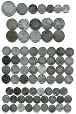 CANADA, NEWFOUNDLAND .925 Silver Coins 50c-5c 181gms 5.38 tr oz asw mixed grades