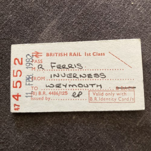 Railway ticket - railway.,