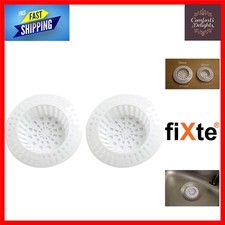 White Plastic Sink Strainers -