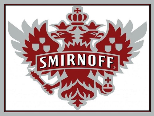 Smirnoff vodka retro - retro, metal