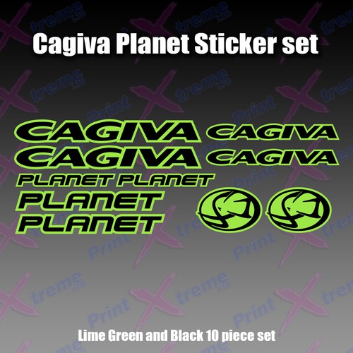 Cagiva planet decal sticker - cagiva,