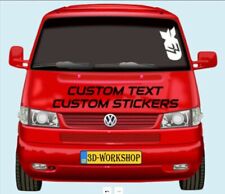 CUSTOM STICKERS TEXT Personalised Name Lettering Car Van Window Shop Decal