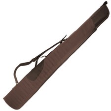 Jack Pyke Canvas Shotgun Slip Case Leather Shoulder Weapon Carrier Country Brown