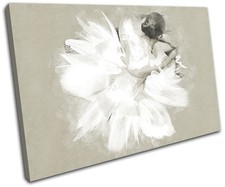 Ballerina Paint Abstract