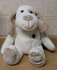 Harrods My First Puppy Dog Beige Cream, Soft  Plush, Stuffed Toy, Retired VGC