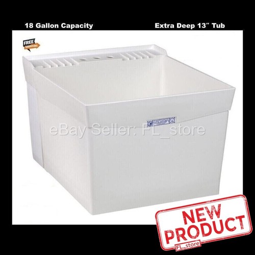 Wall mount laundry - utility, tub