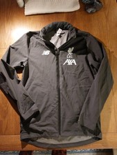Mens Grey New Balance Liverpool FC Full Zip Light Jacket. Size M. 2019/20.