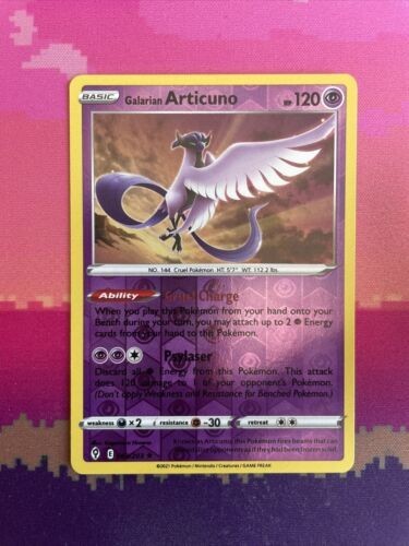 Pokemon card galarian articuno - card,