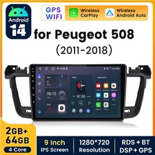 2+64GB For Peugeot 508 2011-18
