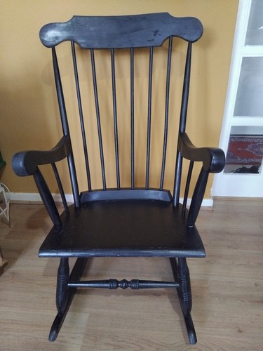 Rocking chair vintage solid - rocking,