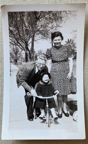 Vintage photo family - photo, happy